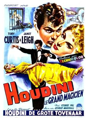 Houdini movie posters (1953) t-shirt