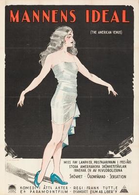 The American Venus movie posters (1926) wood print