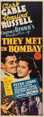 They Met in Bombay movie posters (1941) wood print
