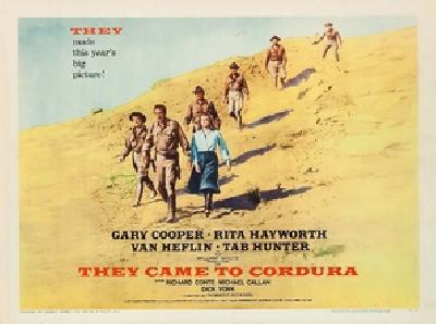 They Came to Cordura movie posters (1959) canvas poster