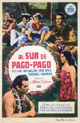 South of Pago Pago movie posters (1940) metal framed poster