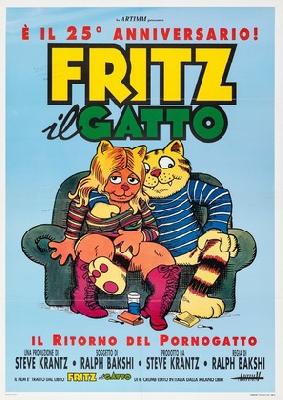 Fritz the Cat movie posters (1972) wood print