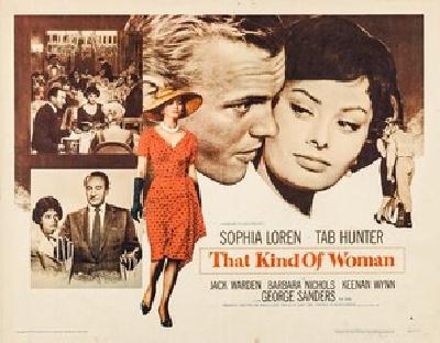 That Kind of Woman movie posters (1959) wooden framed poster