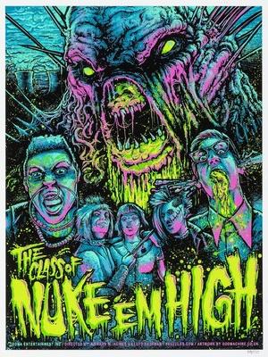 Class of Nuke 'Em High movie posters (1986) poster with hanger