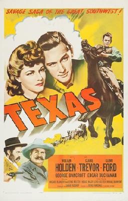 Texas movie posters (1941) wooden framed poster