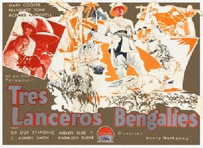 The Lives of a Bengal Lancer movie posters (1935) poster