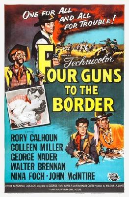 Four Guns to the Border movie posters (1954) sweatshirt