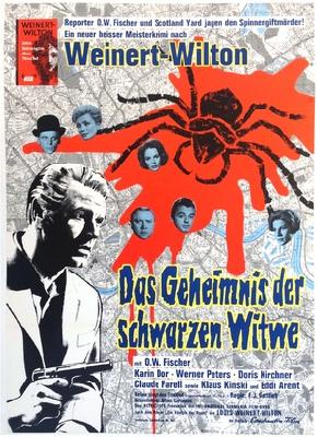 Das Geheimnis der schwarzen Witwe movie posters (1963) mouse pad