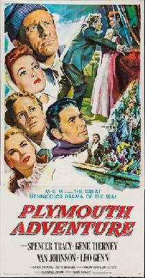 Plymouth Adventure movie posters (1952) wood print