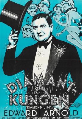 Diamond Jim movie posters (1935) wooden framed poster
