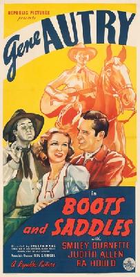 Boots and Saddles movie posters (1937) metal framed poster