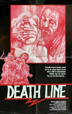 Death Line movie posters (1972) wood print
