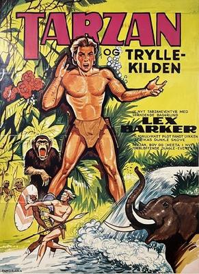 Tarzan's Magic Fountain movie posters (1949) wooden framed poster