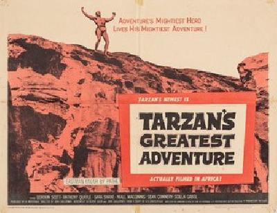 Tarzan's Greatest Adventure movie posters (1959) poster with hanger