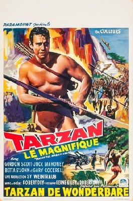 Tarzan the Magnificent movie posters (1960) pillow