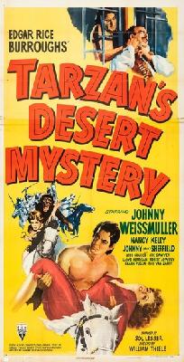 Tarzan's Desert Mystery movie posters (1943) wooden framed poster