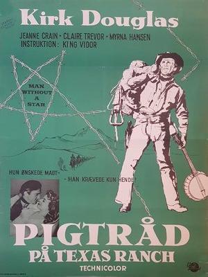 Man Without a Star movie posters (1955) poster with hanger