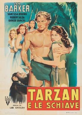 Tarzan and the Slave Girl movie posters (1950) wooden framed poster