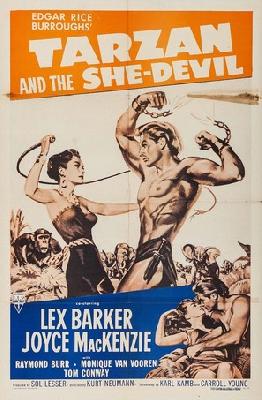 Tarzan and the She-Devil movie posters (1953) tote bag