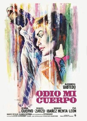 Odio mi cuerpo movie posters (1974) metal framed poster