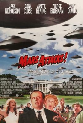 Mars Attacks! movie posters (1996) Stickers MOV_2260691
