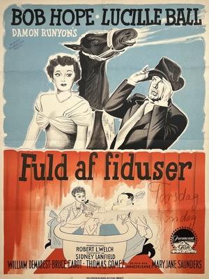 Sorrowful Jones movie posters (1949) wooden framed poster