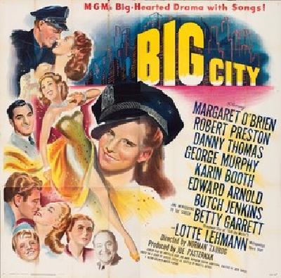 Big City movie posters (1948) metal framed poster