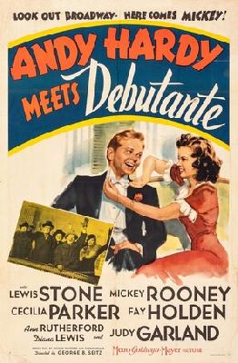 Andy Hardy Meets Debutante movie posters (1940) wooden framed poster