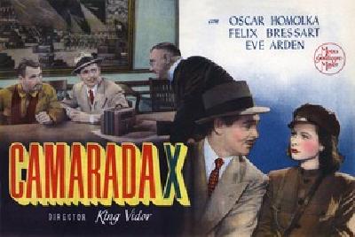 Comrade X movie posters (1940) tote bag