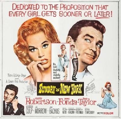 Sunday in New York movie posters (1963) Stickers MOV_2264979
