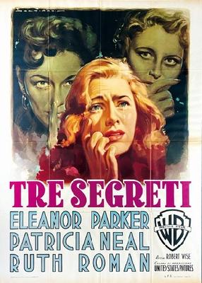 Three Secrets movie posters (1950) wood print