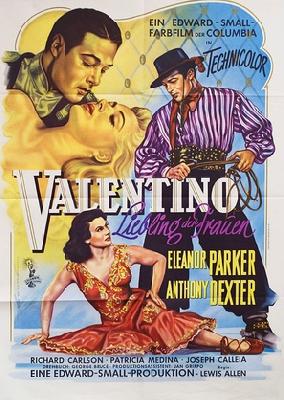 Valentino movie posters (1951) poster