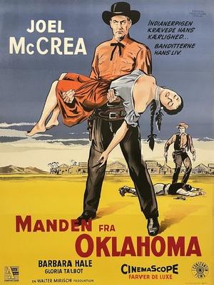 The Oklahoman movie posters (1957) metal framed poster
