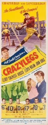 Crazylegs movie posters (1953) wooden framed poster
