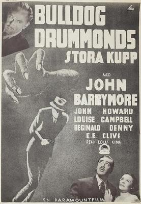Bulldog Drummond's Revenge movie posters (1937) wooden framed poster