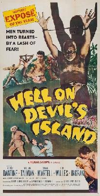 Hell on Devil's Island movie posters (1957) mug