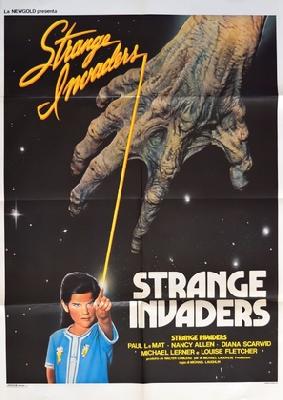 Strange Invaders movie posters (1983) wooden framed poster