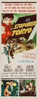 Stopover Tokyo movie posters (1957) wooden framed poster
