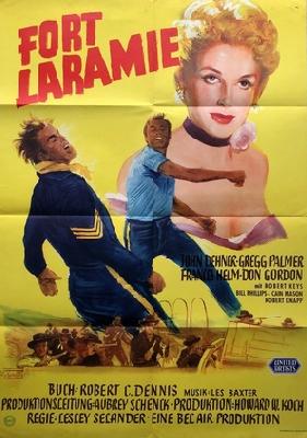 Revolt at Fort Laramie movie posters (1957) wooden framed poster