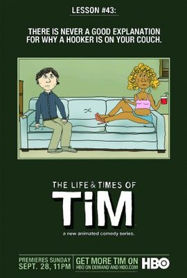 The Life & Times of Tim movie poster (2008) metal framed poster
