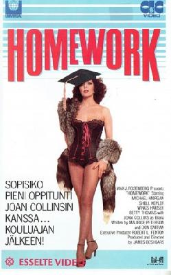 Homework movie posters (1982) tote bag