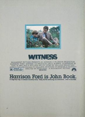 Witness movie posters (1985) tote bag