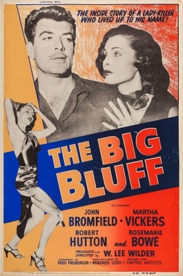 The Big Bluff movie poster (1955) canvas poster