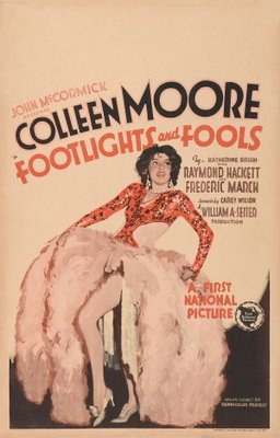 Footlights and Fools movie poster (1929) metal framed poster