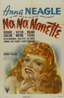 No, No, Nanette movie poster (1940) metal framed poster