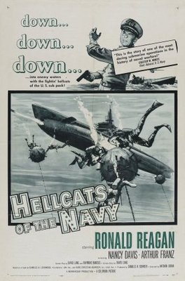 Hellcats of the Navy movie poster (1957) tote bag