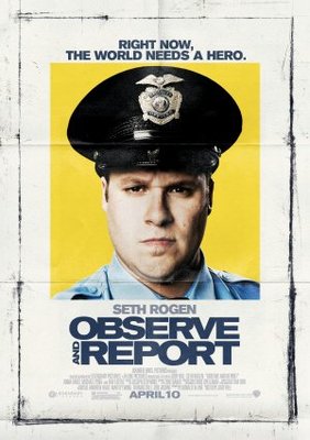 Observe and Report movie poster (2009) metal framed poster