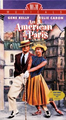 An American in Paris movie poster (1951) wood print