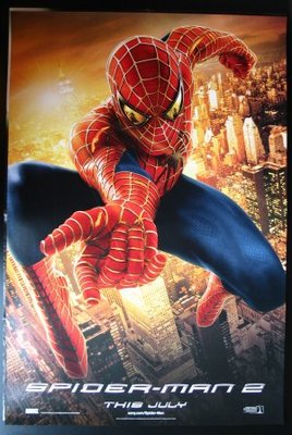 Spider-Man 2 movie poster (2004) Stickers MOV_230c9d78
