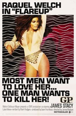 Flareup movie poster (1969) metal framed poster